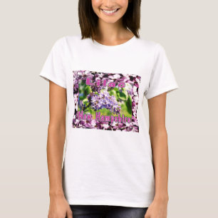 Lilac - Die Blume des NH Staat T-Shirt