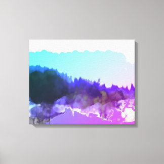 Lilac digital_art Landscape Leinwanddruck