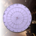 Lilac Dreams Solid Color | Klassisches Elegant Dartscheibe<br><div class="desc">Lilac Dreams Solid Color | Classic | elegant | Trendy | Stilvoll | Geschenk | Lila Farbtöne</div>