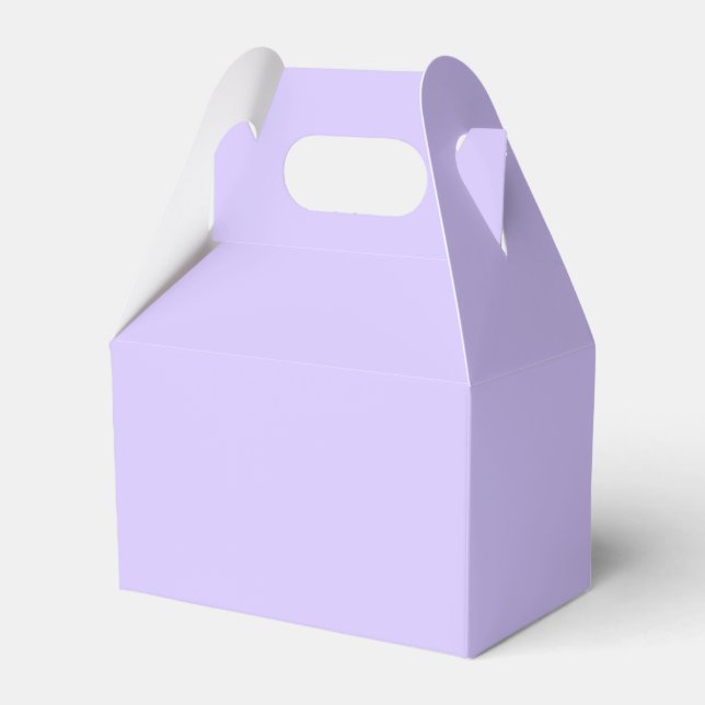 Lilac Dreams Solid Color | Klassisches Elegant Geschenkschachtel (Vorderseite)