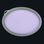 Lilac Dreams Solid Color | Klassisches Elegant Ovale Gürtelschnalle<br><div class="desc">Lilac Dreams Solid Color | Classic | elegant | Trendy | Stilvoll | Geschenk | Lila Farbtöne</div>