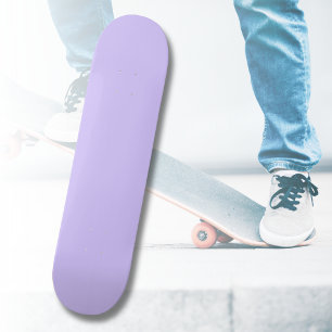 Lilac Dreams Solid Color Klassisches Elegant Skateboard