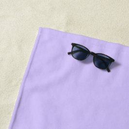 Lilac Dreams Solid Color | Klassisches Elegant Strandtuch