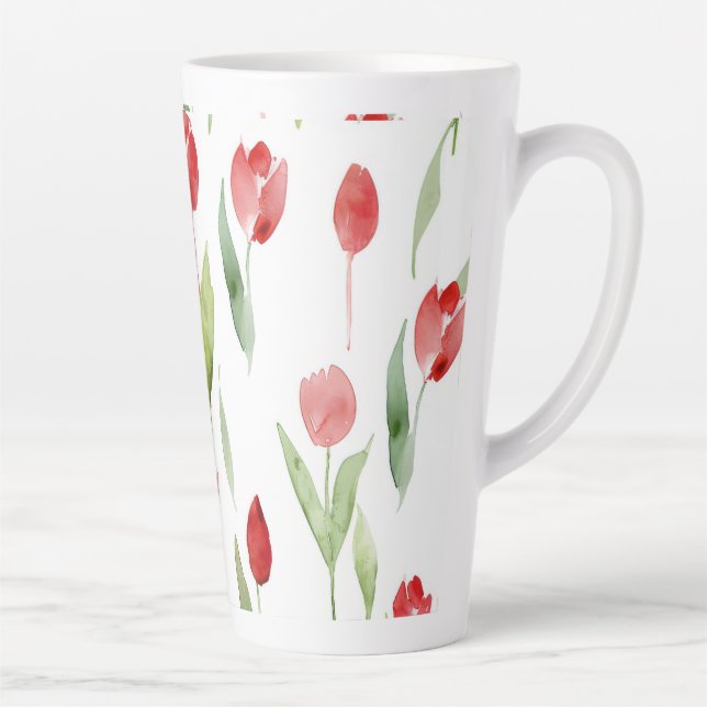 "Lilac Elegance Keramik Tasse" Milchtasse (Rechts)