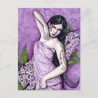 Lilac Fairy Postcard Postkarte