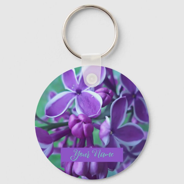 Lilac Farbvielfalt Schlüsselanhänger (Vorderseite)