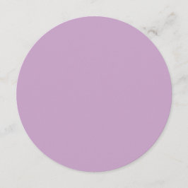 Lilac Flat Circle Menu Menükarte