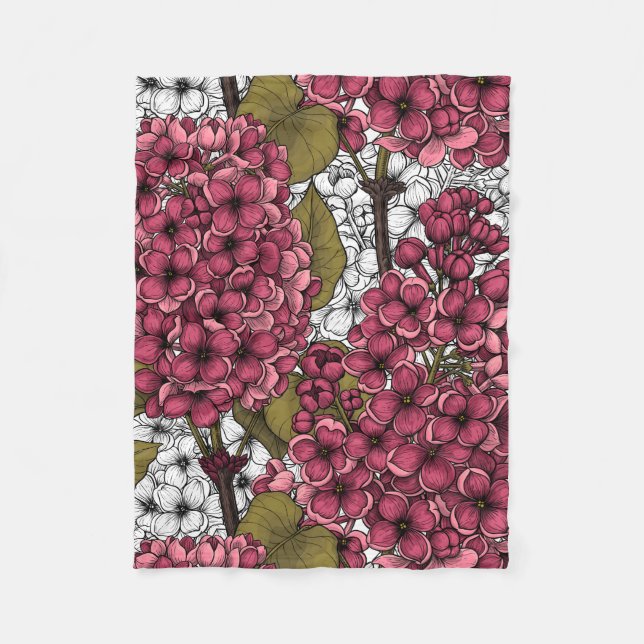 Lilac Fleecedecke (Vorderseite)