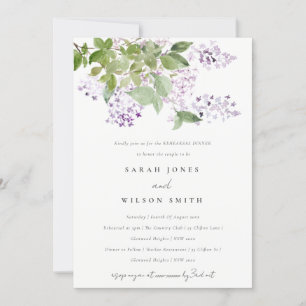 Lilac Flora Hütte Gartenanlage Probe Einladung