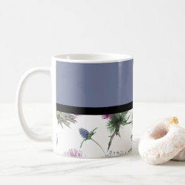 Lilac Floral Kaffeetasse