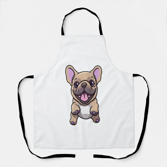 Lilac French Bulldog 9 Schürze (Vorderseite)