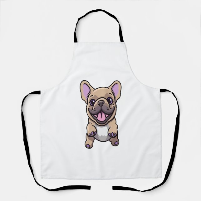 Lilac French Bulldog Schürze (Vorderseite)