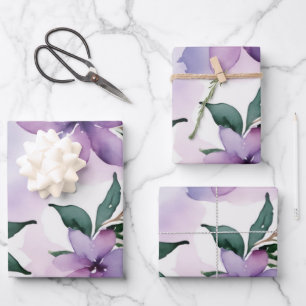 Lilac Frost AquarellfarbenPalette Geschenkpapier Set