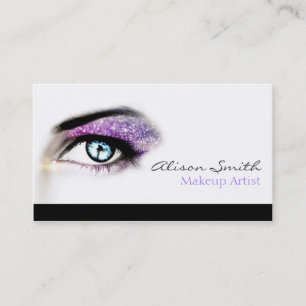 Lilac Glitzer eyeshadow - Makeup Artist Visitenkarte