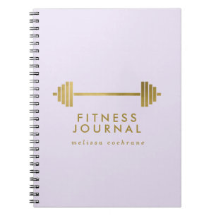 Lilac & Gold Journal de conditionnement physique p