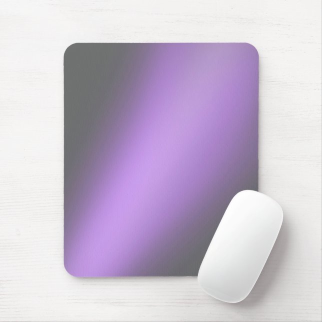 Lilac Gray moonlight ombre Mousepad (Mit Mouse)