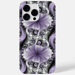 Lilac Illusion Abstraktes florales Fraktal Kunstfa Case-Mate iPhone 14 Pro Max Hülle
