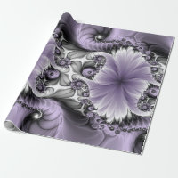 Lilac Illusion Abstraktes florales Fraktal Kunstfa