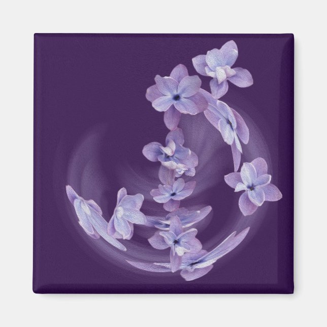 Lilac im Kreis Magnet (Vorne)
