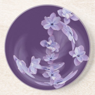 Lilac im Kreis Sandstein Untersetzer