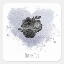 *~* Lilac Iridescent Heart Blume White Classic