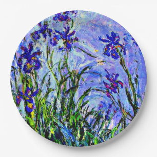 Lilac Irische Kunstwerke von Claude Monet Pappteller