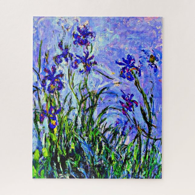 Lilac Irises feine art von Claude Monet, (Vertikal)