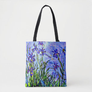 Lilac Irises von Claude Monet, Tasche