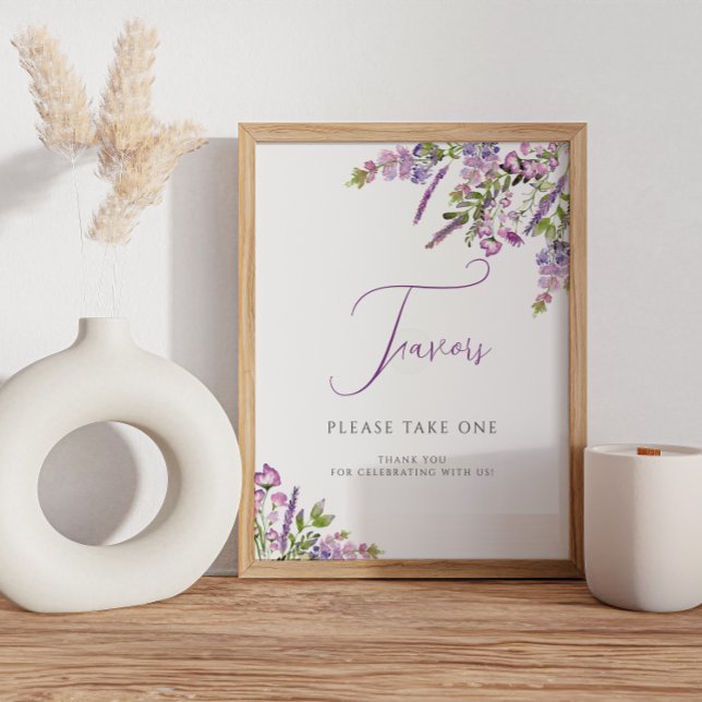 Lilac Lavender Favors Poster (Von Creator hochgeladen)