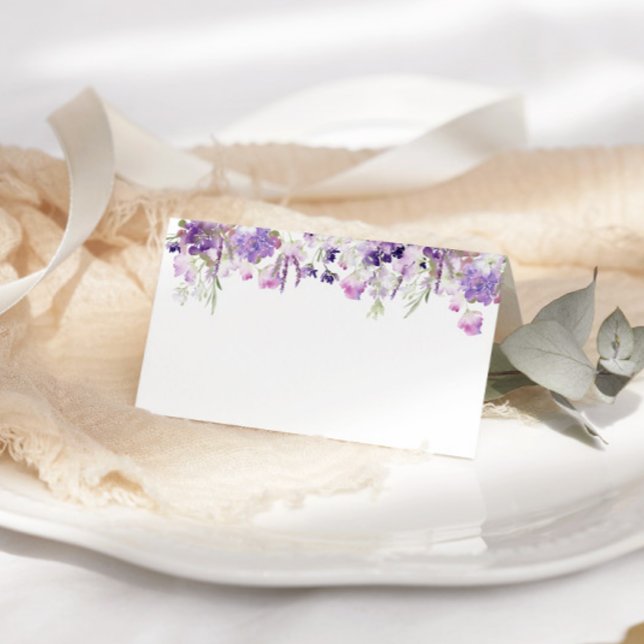 Lilac lavender wedding place cards platzkarte (Von Creator hochgeladen)