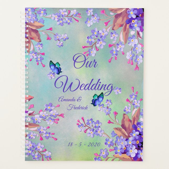 Lilac Lavender Wedding planner (Devant)