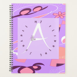 Lilac Letter A Abstrakt Planer