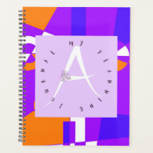 Lilac Letter A Geometric