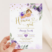 Lilac Lila Blonde Baby Heaven Sent Baby Dusche