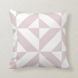 Lilac Lila Geometric Deko Cube Pattern Kissen