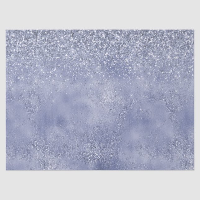 Lilac Lila Glitzer Glitz Funkelglasur Seidenpapier (Vorderseite)