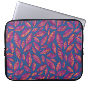 Lilac/Lila Herbstleaves - Laptop-Sieb Laptopschutzhülle