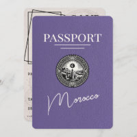 Lilac Lila Marokko Pass Save the Date