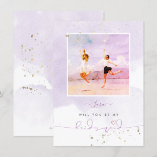 Lilac Lila Watercolor wird Sie überzeugen Einladung