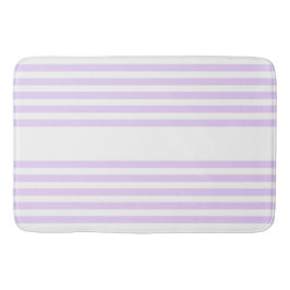 Lilac-lila-weiß-Streifen Badematte