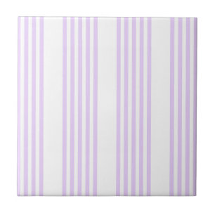 Lilac-lila-weiß-Streifen Fliese
