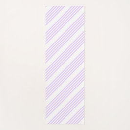 Lilac-lila-weiß-Streifen Yogamatte
