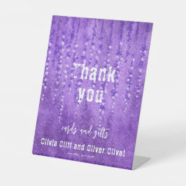 Lilac Lupines Cards and Gifts Pedestzeichen Sockelschild