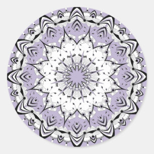 Lilac Mandala (Design 3) Stickers