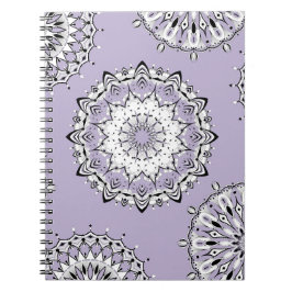 Lilac Mandalas 3 Carnet Spiral