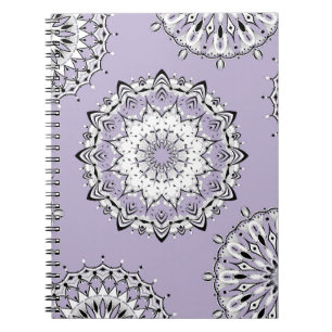 Lilac Mandalas 3 Carnet Spiral