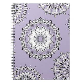 Lilac Mandalas 3 Carnet Spiral