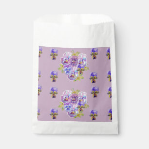 Lilac Pansy Purple Blumen Blumenkästen Gastgeschen Geschenktütchen