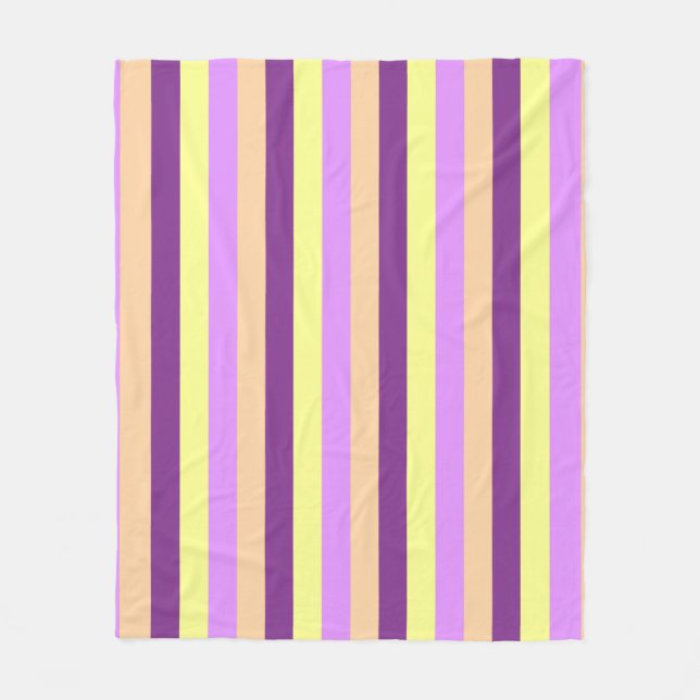 Lilac Pasture Fleece Blanket (Vorderseite)