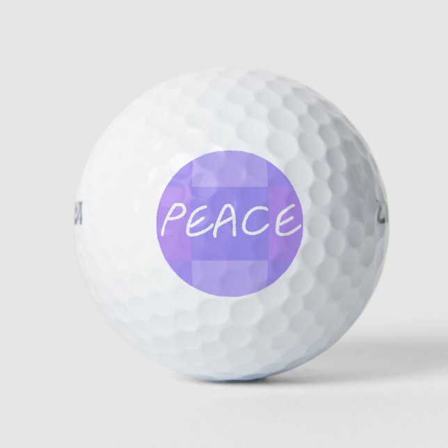 Lilac Peace Golfball (Vorderseite)